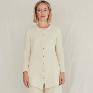 Sister Katie sally button up shirt - XS cream